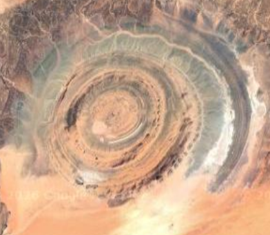 eye of the sahara or something